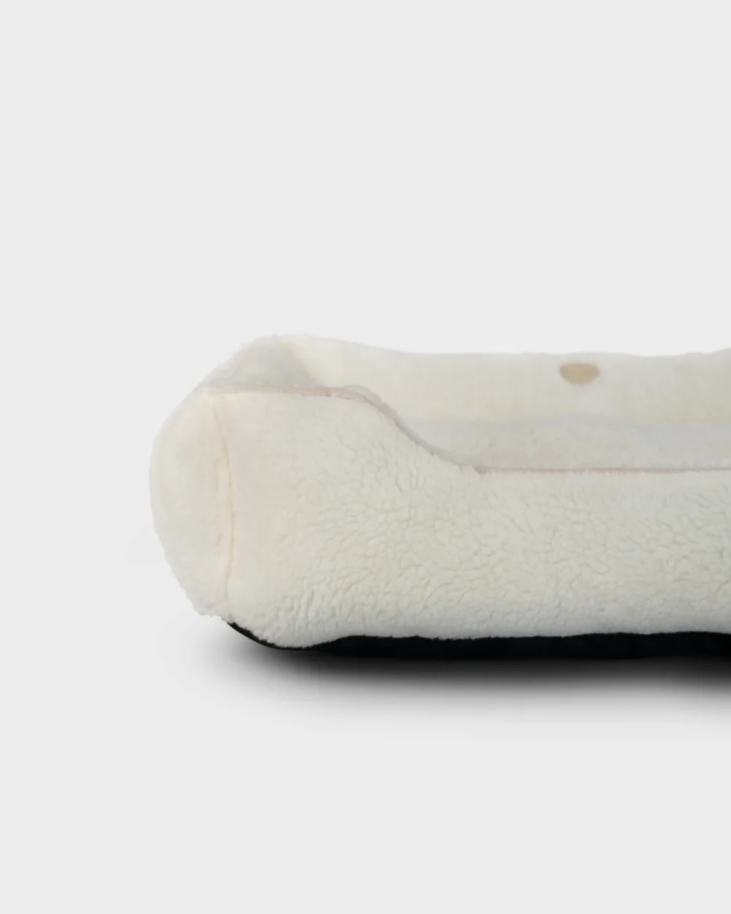 Chester & Lee - Furry Sleeper Dog Bed Beige