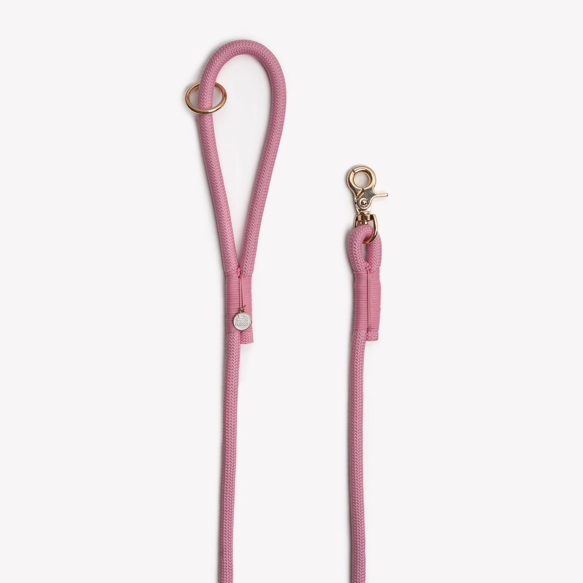 Pink - Braided Rope Leash