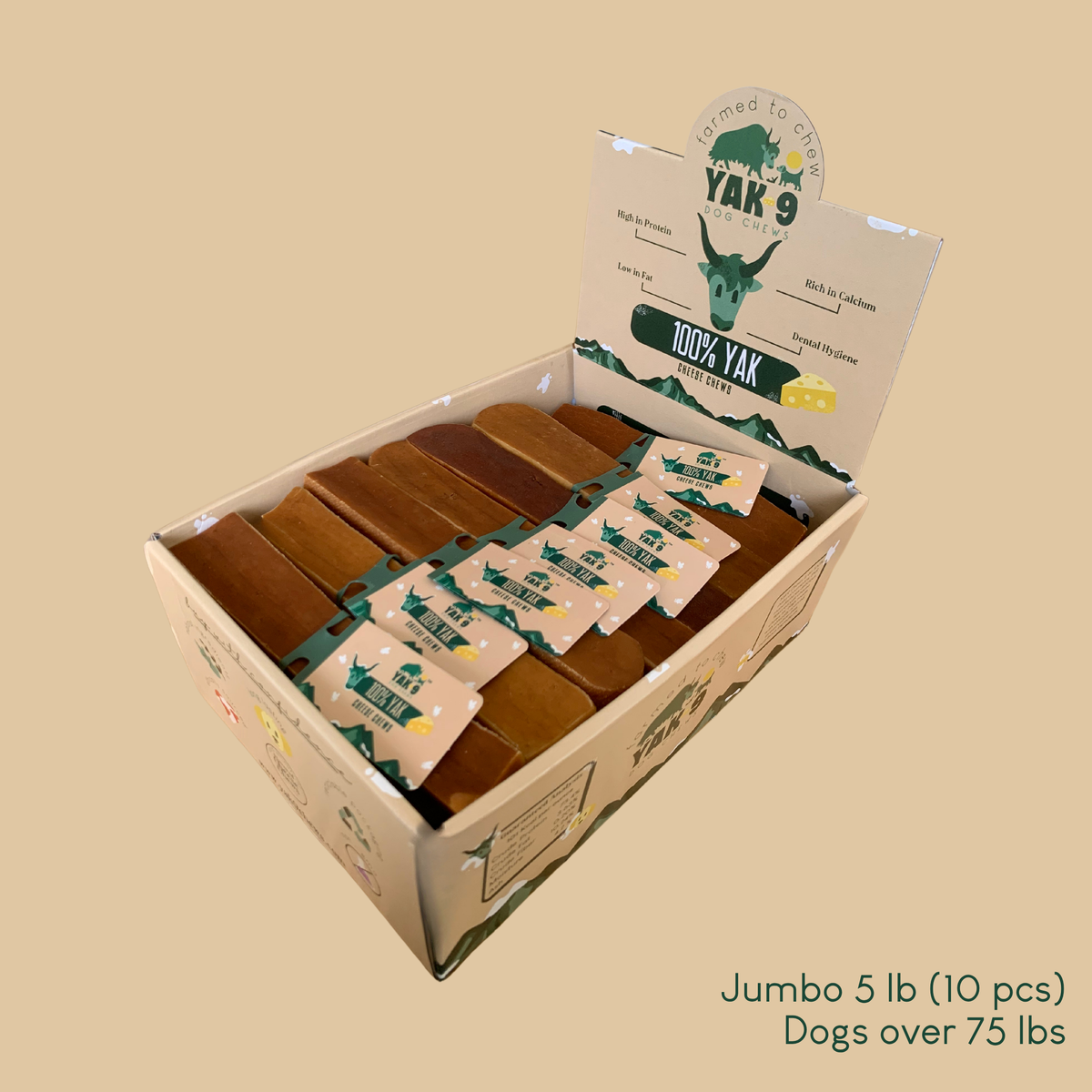 yak9 - 100% Yak Milk Chews for Dogs