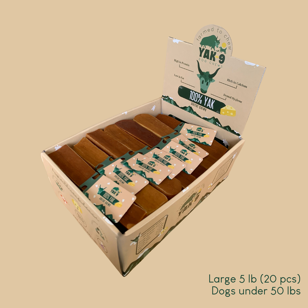 yak9 - 100% Yak Milk Chews for Dogs