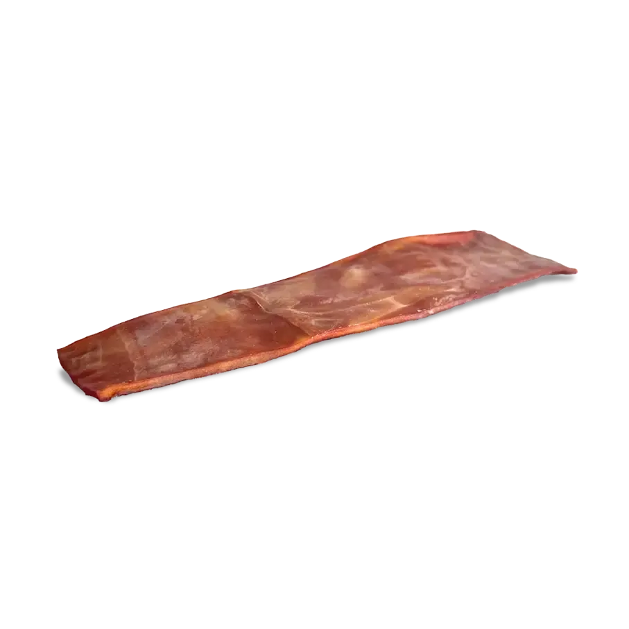 Beef Collagen Flattened Jerky Strips 12"