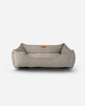 Chester & Lee - Fancy Corduroy Sleeper Dog Bed Taupe
