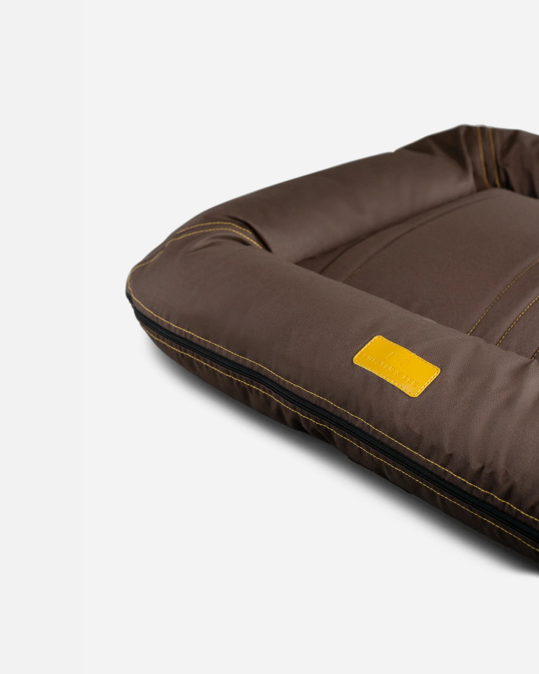 Chester & Lee - Waterproof Lounger Dog Bed Brown