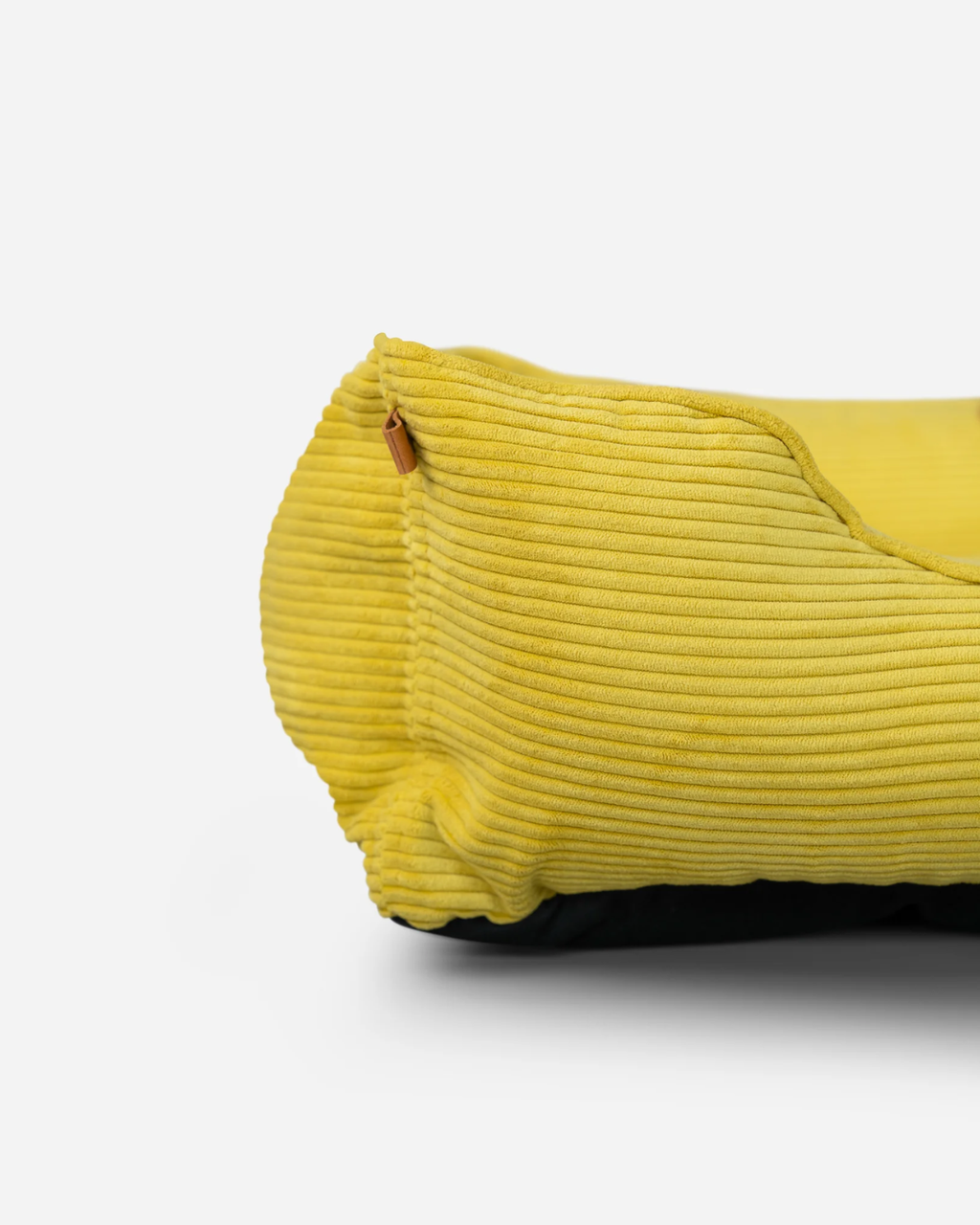 Chester & Lee - Fancy Corduroy Sleeper Dog Bed Sunny Yellow