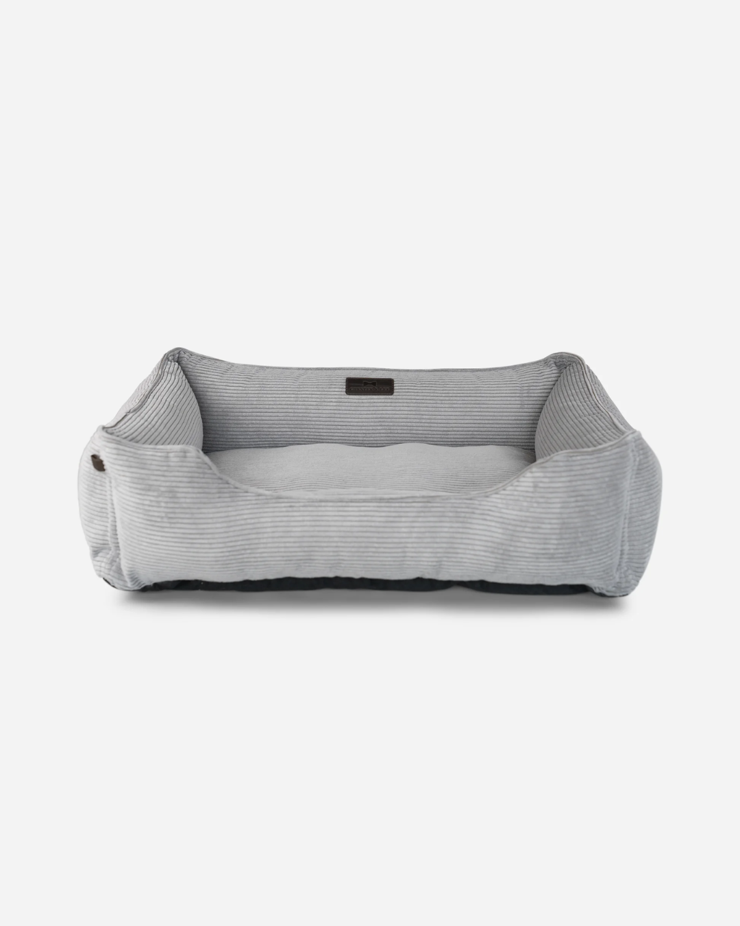 Chester & Lee - Fancy Corduroy Sleeper Dog Bed Gray