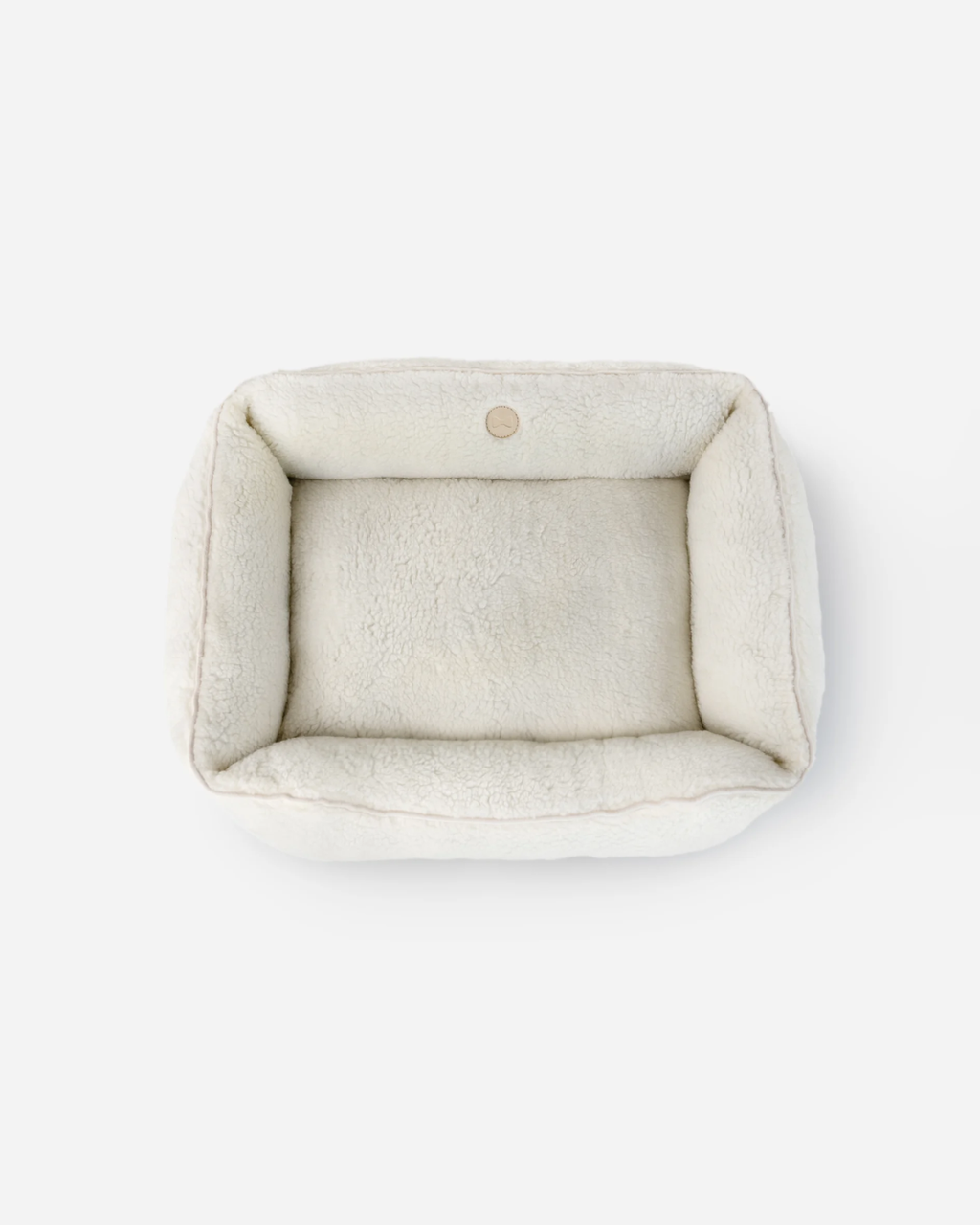 Chester & Lee - Furry Sleeper Dog Bed Beige