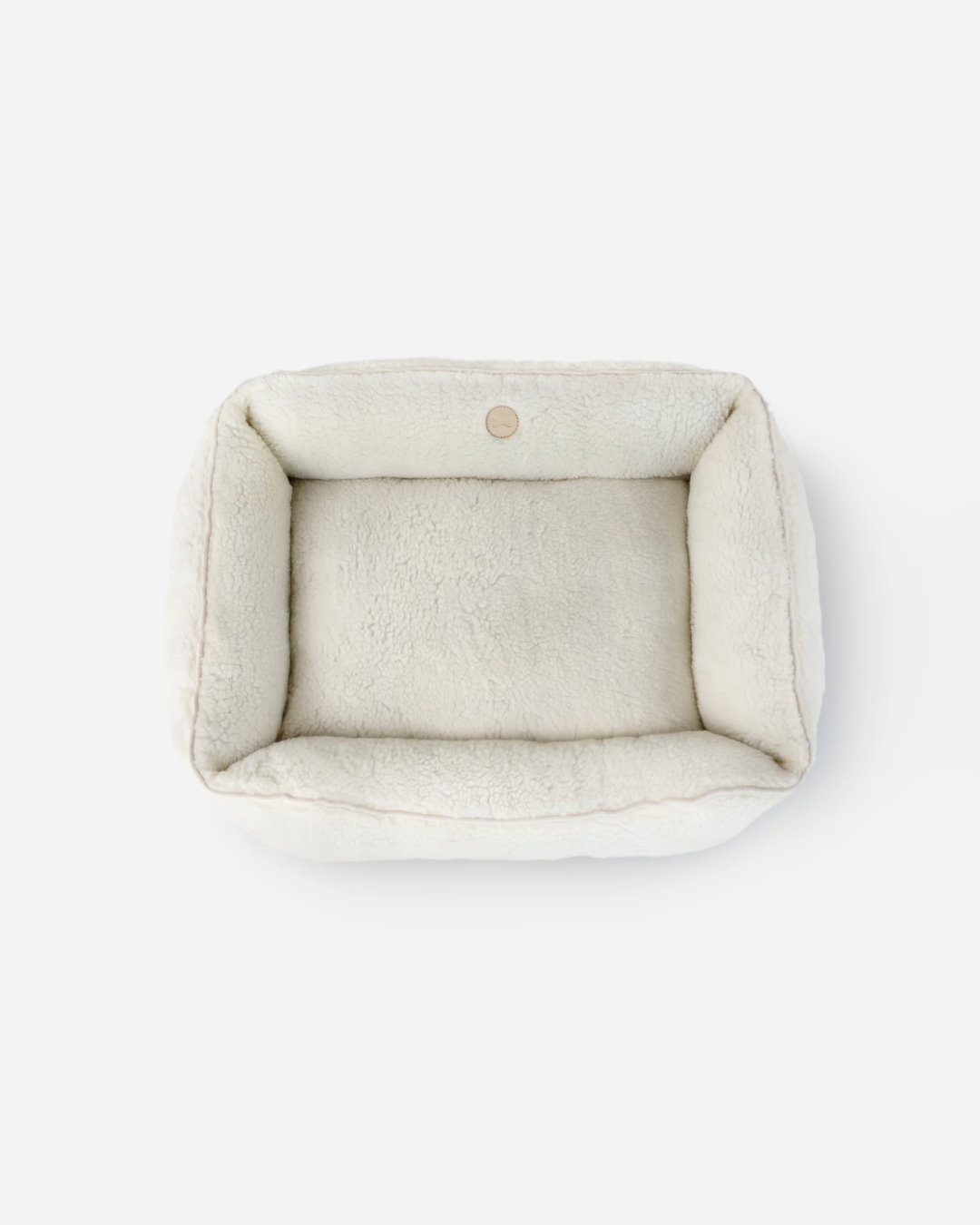 Chester & Lee - Furry Sleeper Dog Bed Beige