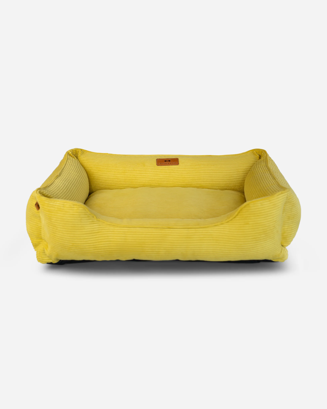 Chester & Lee - Fancy Corduroy Sleeper Dog Bed Sunny Yellow
