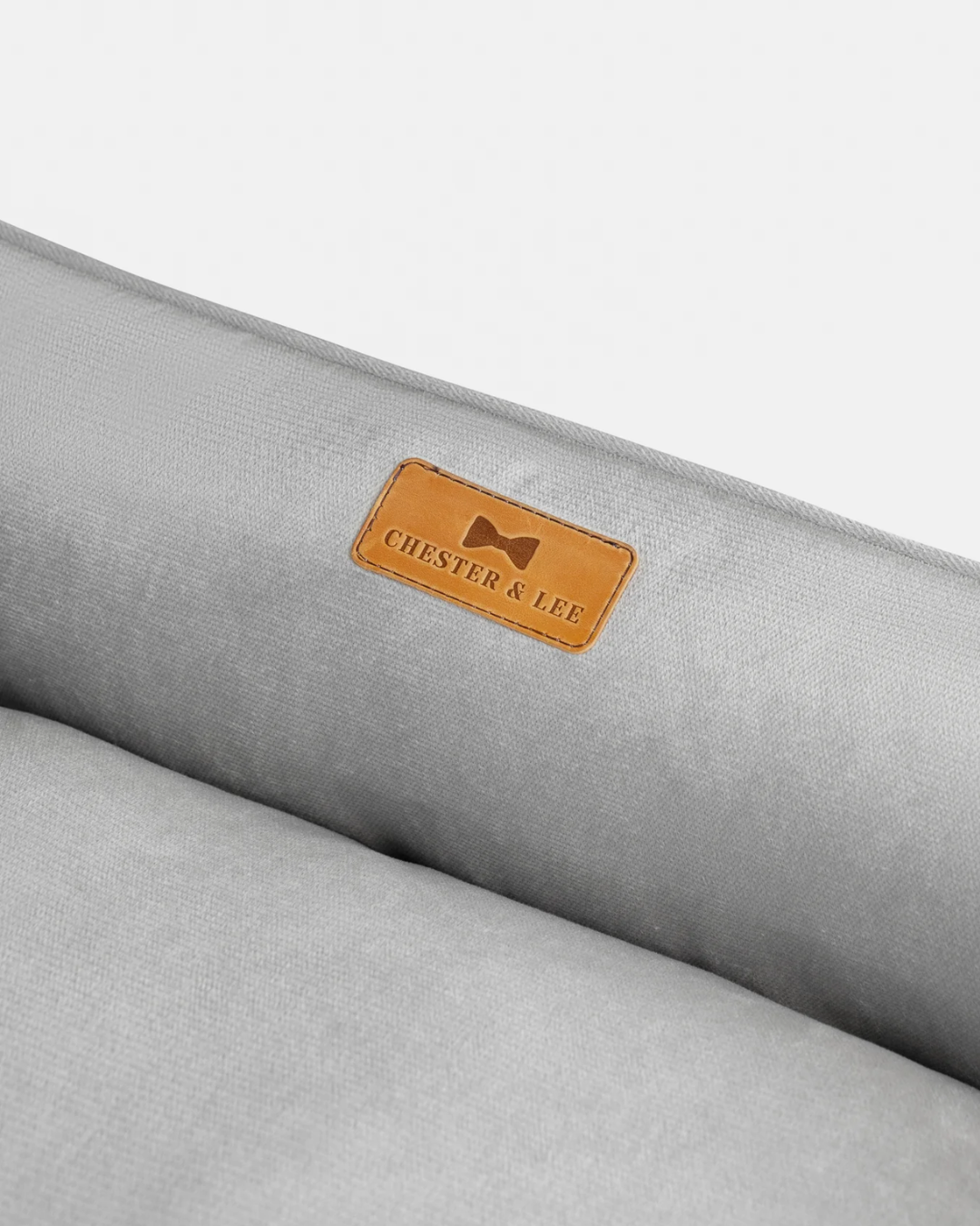 Chester & Lee - Classic Velvet Sleeper Dog Bed Gray