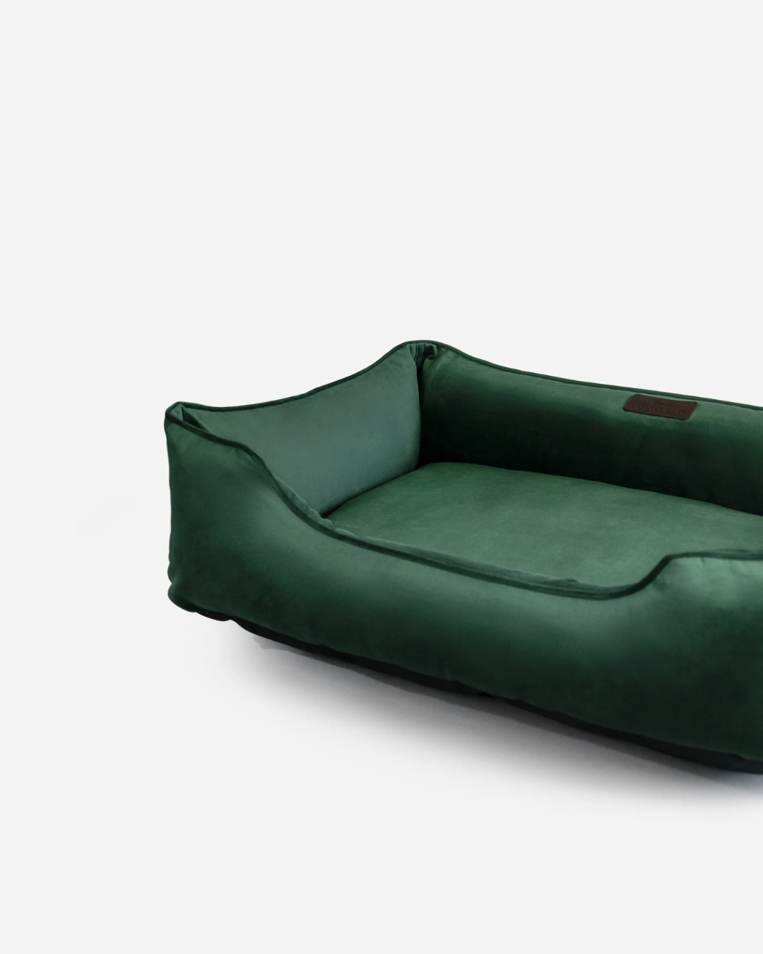 Chester & Lee - Classic Velvet Sleeper Dog Bed Green