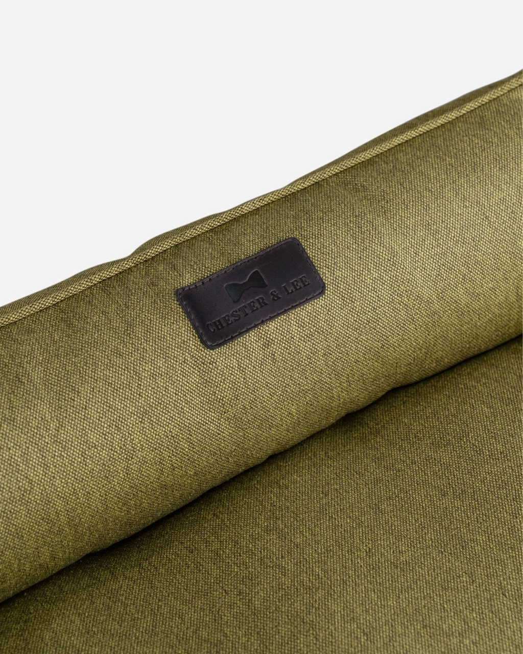 Chester & Lee - Cotton Sleeper Dog Bed Olive