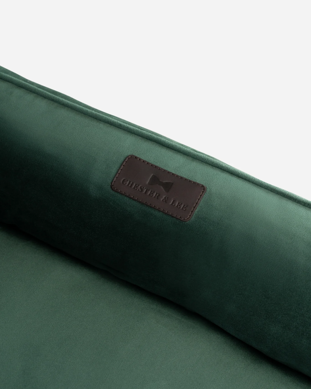 Chester & Lee - Classic Velvet Sleeper Dog Bed Green