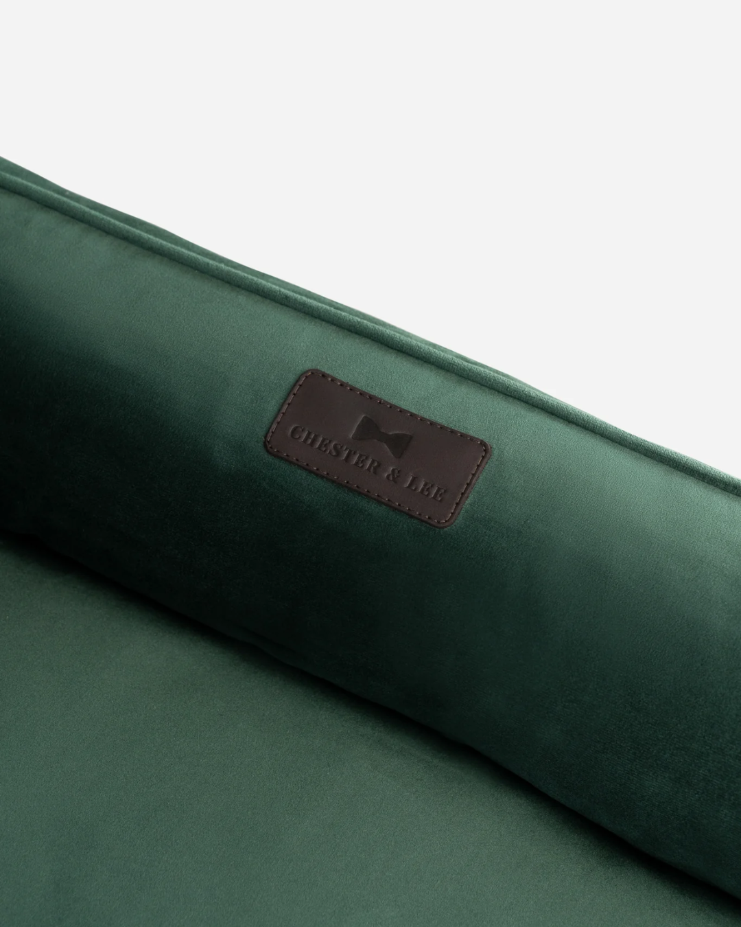 Chester & Lee - Classic Velvet Sleeper Dog Bed Green