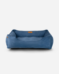 Chester & Lee - Fancy Corduroy Sleeper Dog Bed Blue