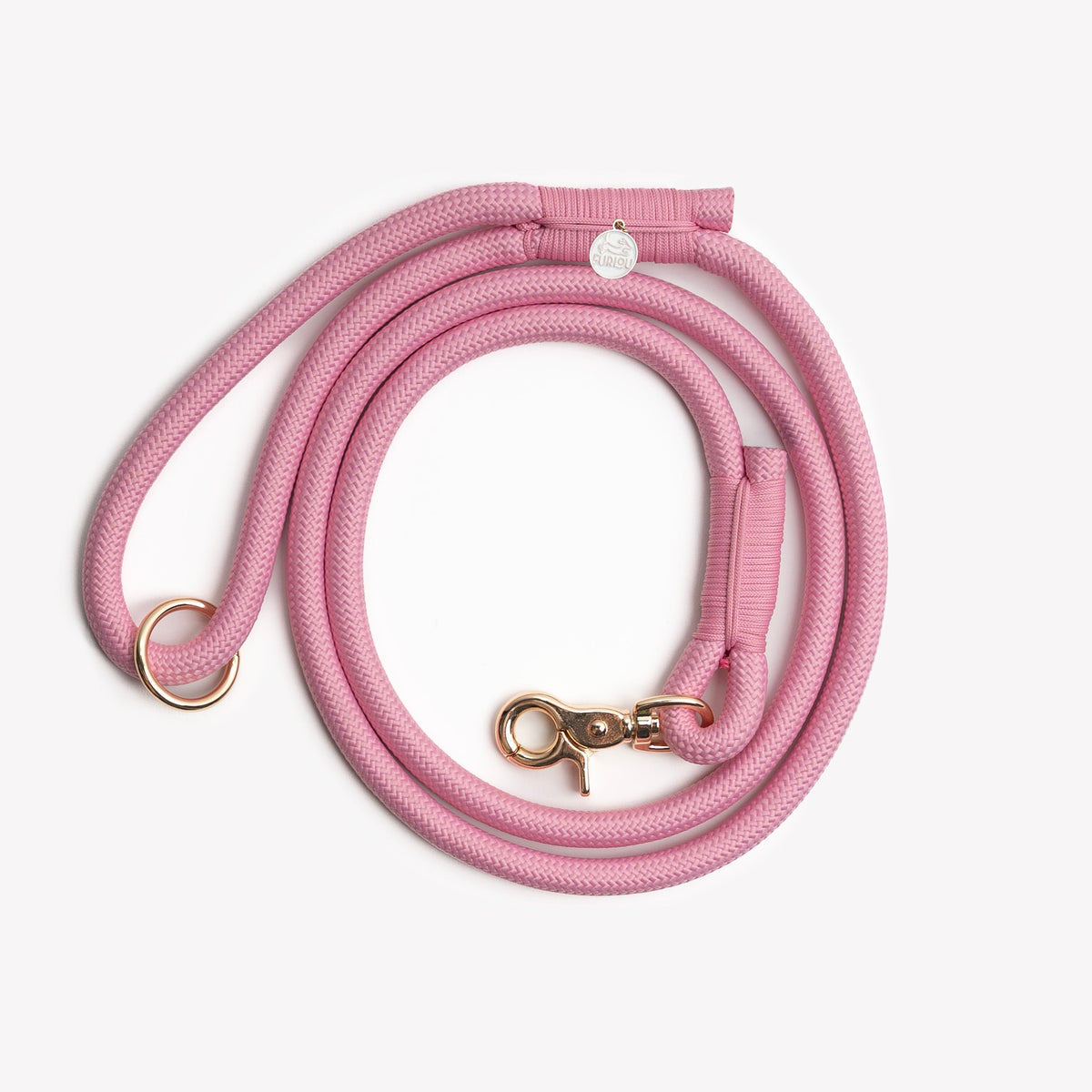 Pink - Braided Rope Leash
