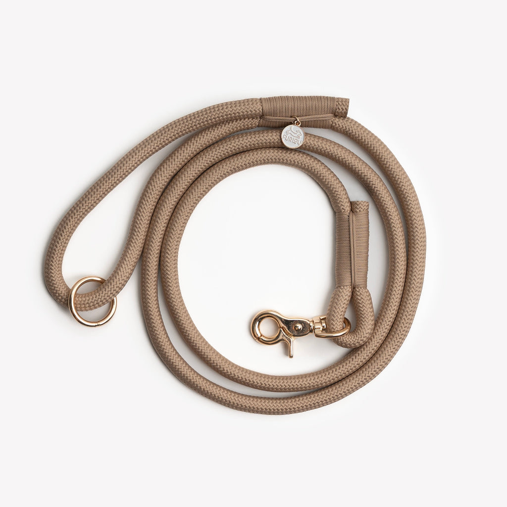 Sand - Braided Rope Leash