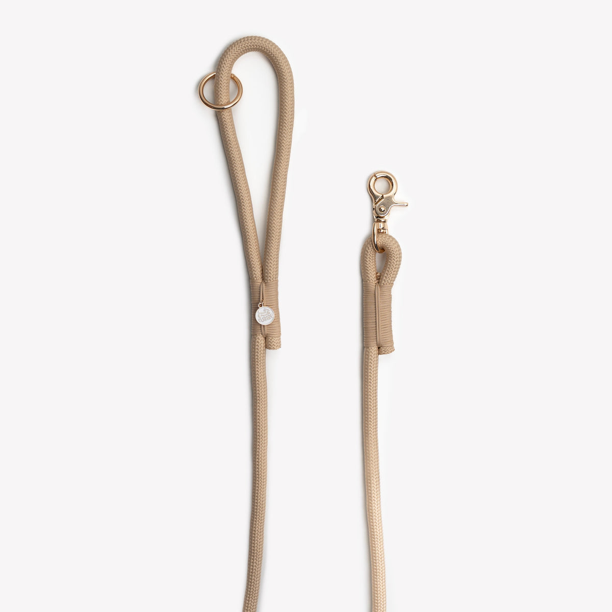 Tan - Braided Rope Leash