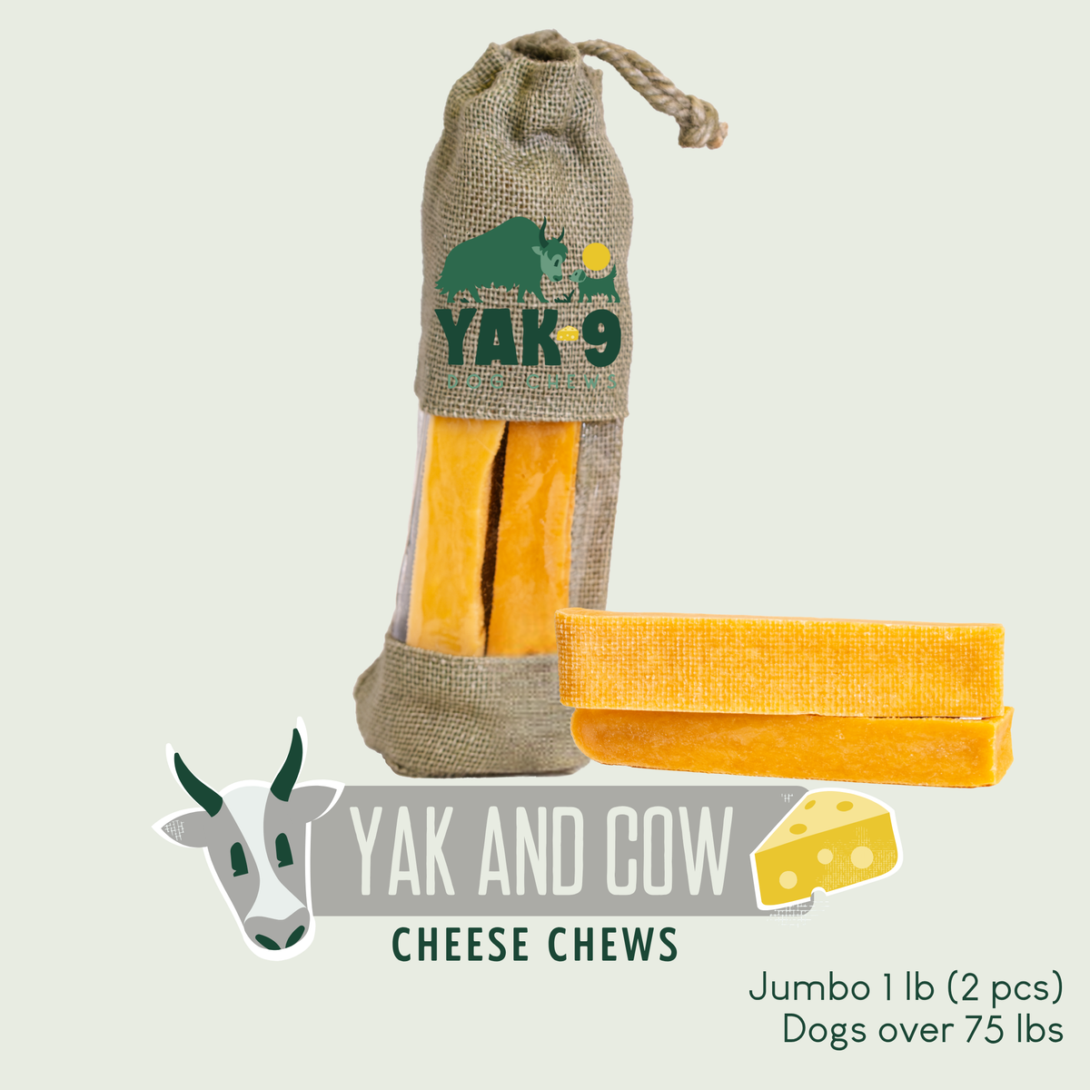 yak9 - Yak and Cow Milk Chews for Dogs