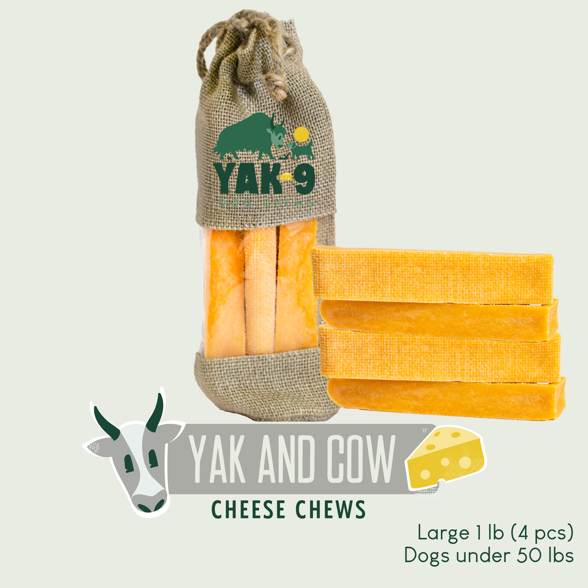 yak9 - Yak and Cow Milk Chews for Dogs