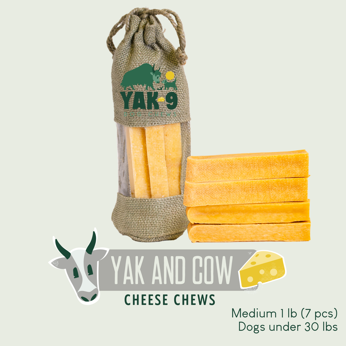 yak9 - Yak and Cow Milk Chews for Dogs