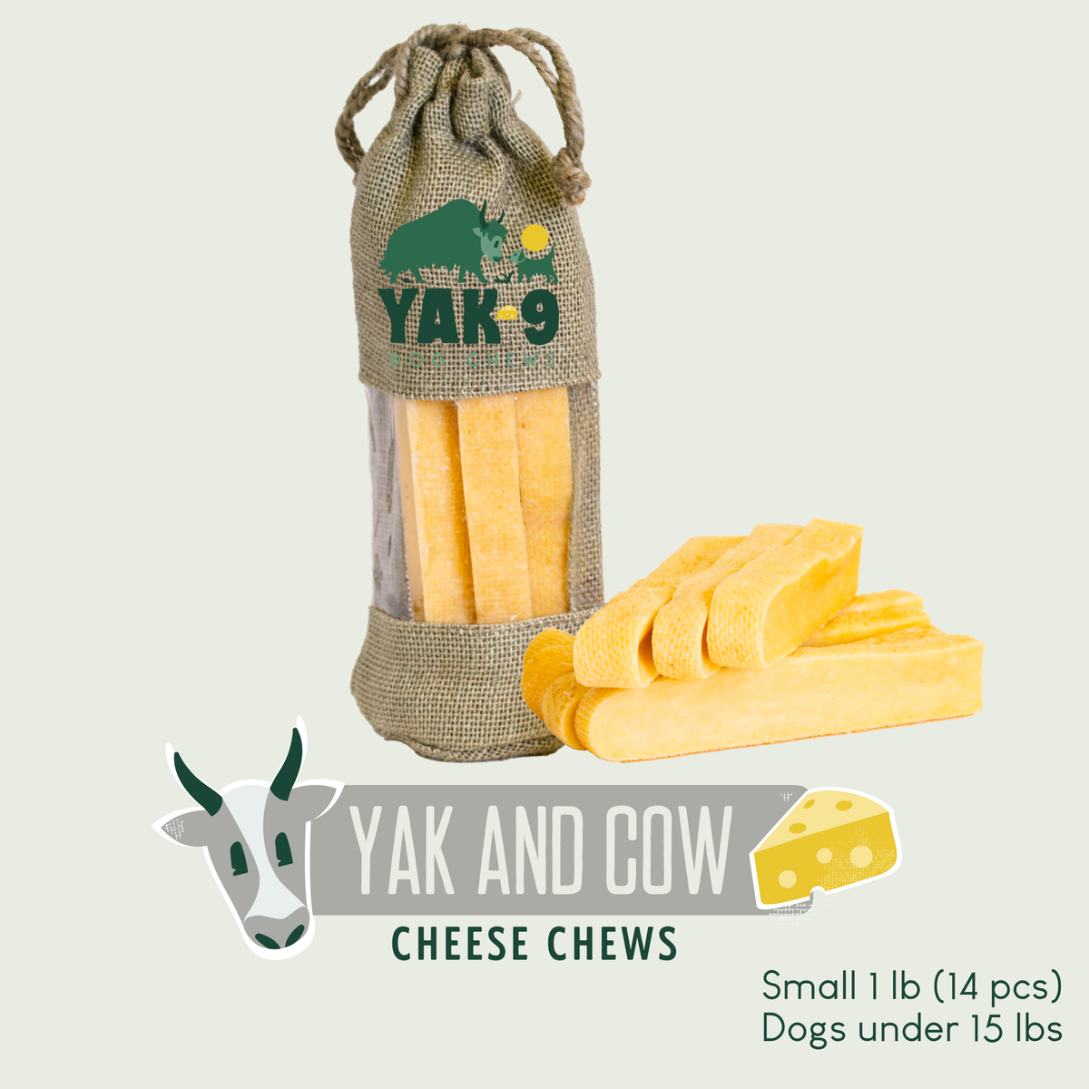 yak9 - Yak and Cow Milk Chews for Dogs