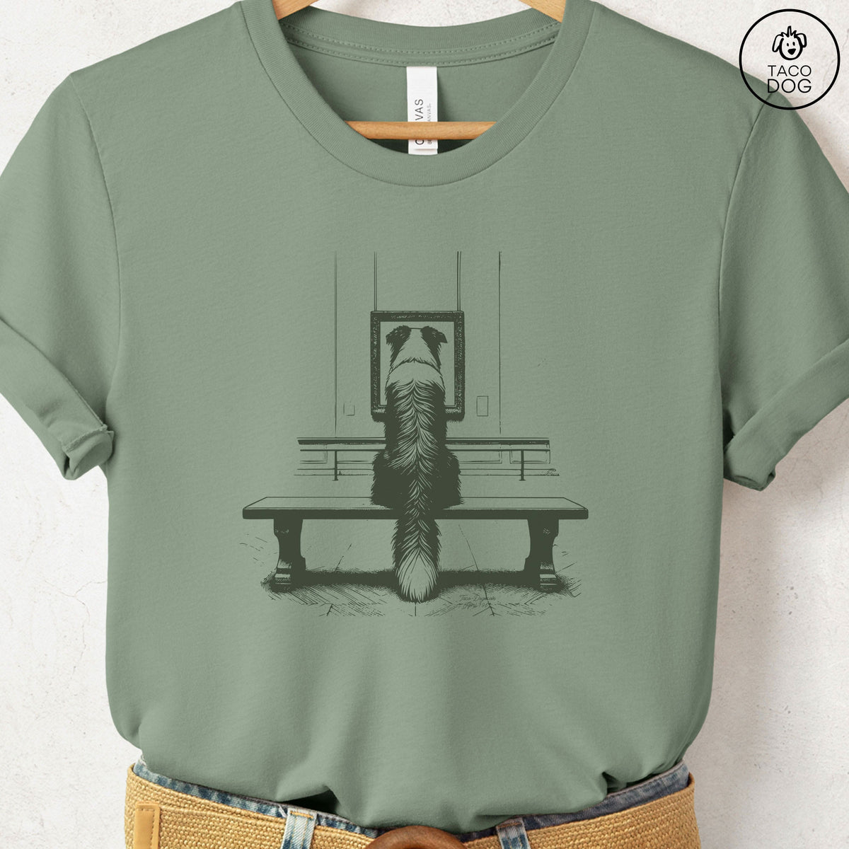 Australian Shepherd Aussie Museum Art Gallery T-Shirt