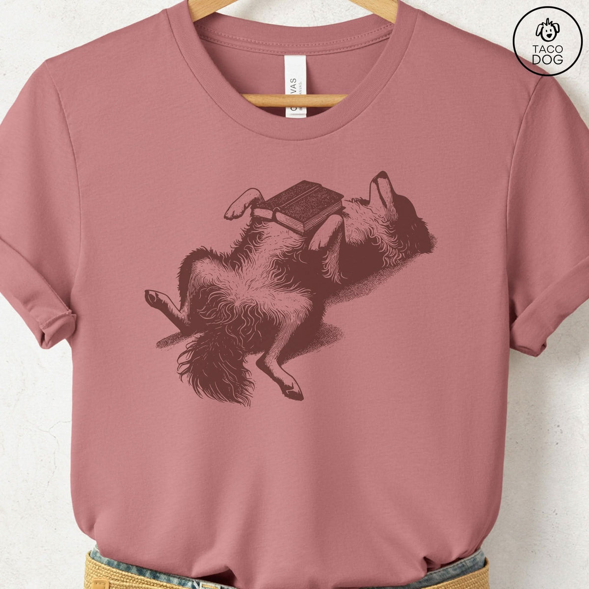 Australian Shepherd Aussie Book Nap T-Shirt