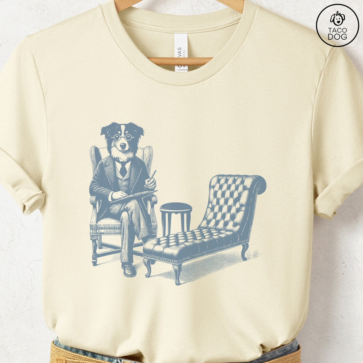 Australian Shepherd Aussie Therapy Dog T-Shirt