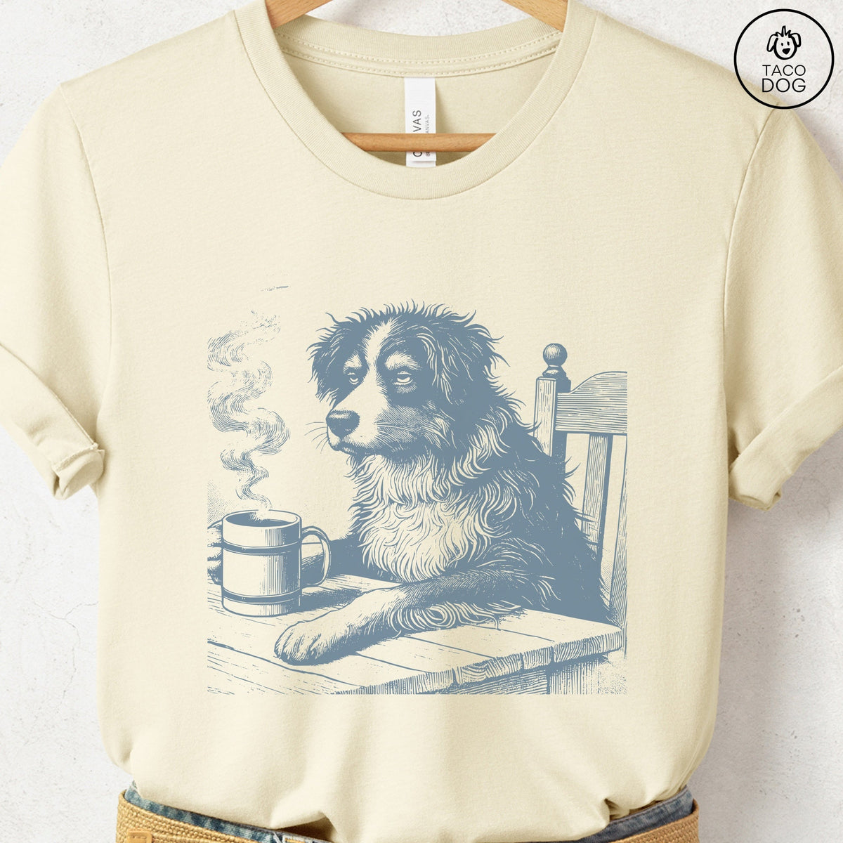 Australian Shepherd Aussie Coffee Morning Mood T-Shirt