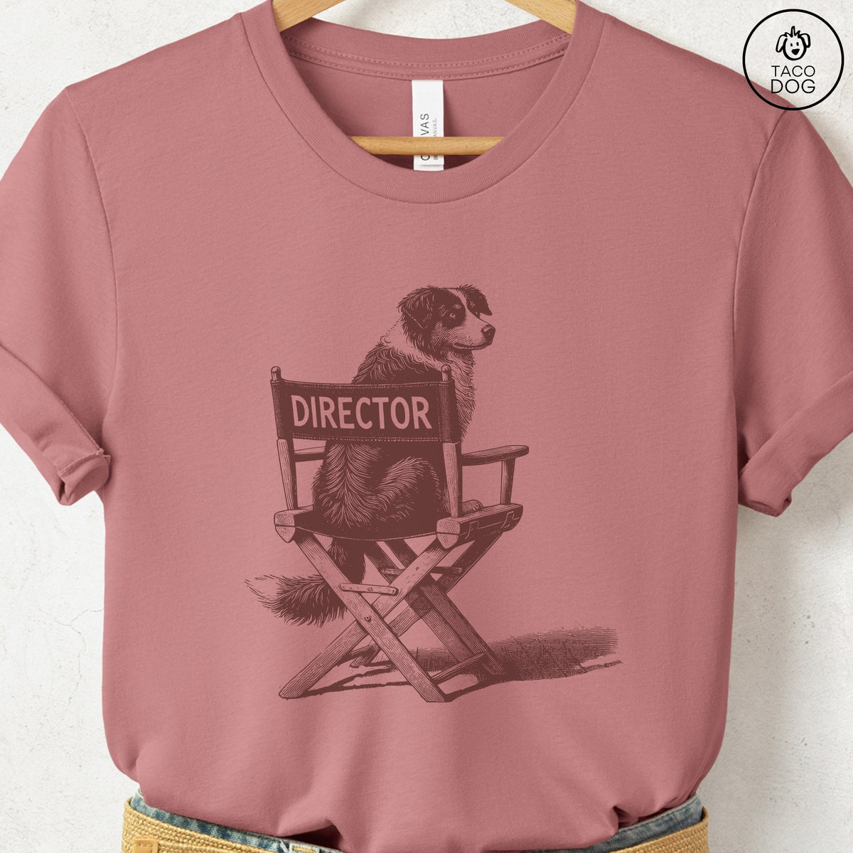 Australian Shepherd Aussie Director Chair T-Shirt