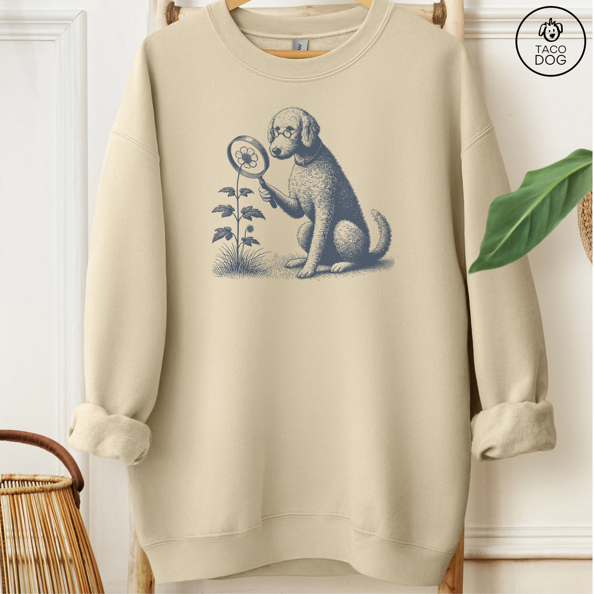 Doodle Botanist Flower Sweatshirt