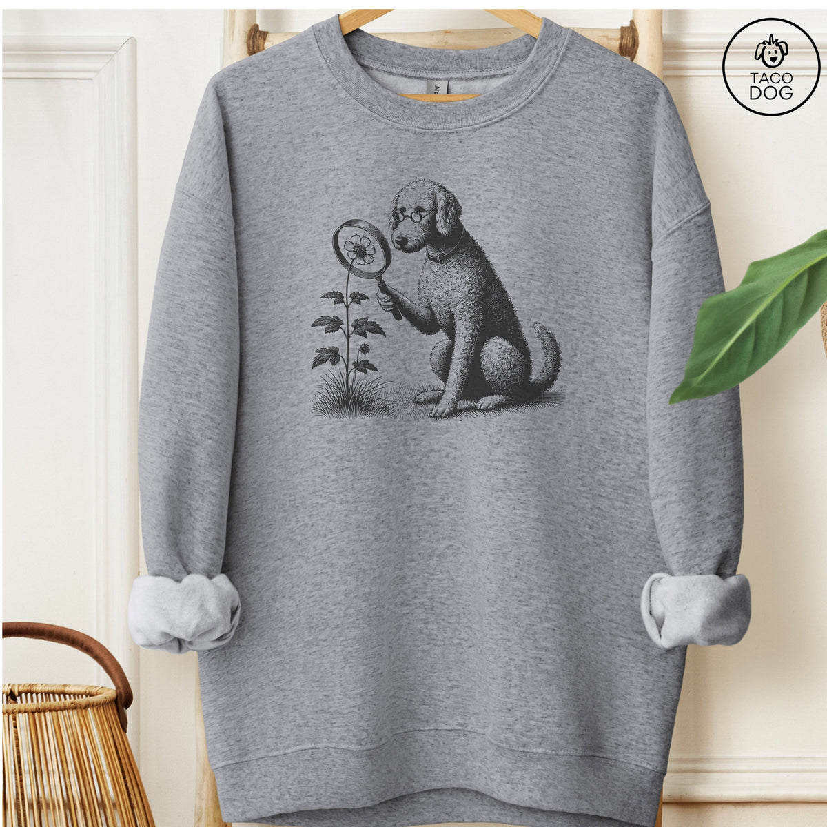 Doodle Botanist Flower Sweatshirt