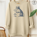 Italian Greyhound Whippet Botanist Flower Sweatshirt
