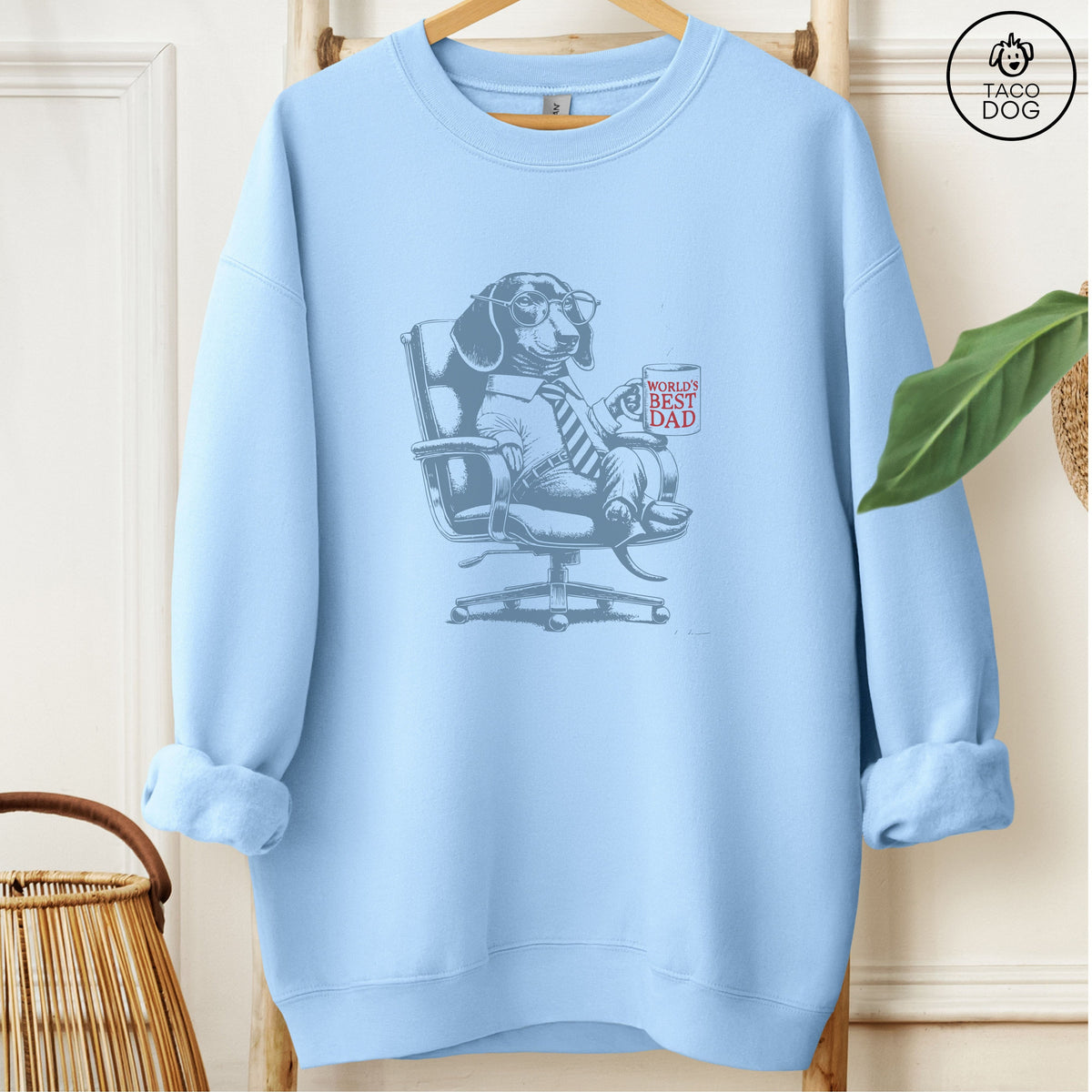 Dachshund Doxie Weenie World's Best Dad Mug Sweatshirt