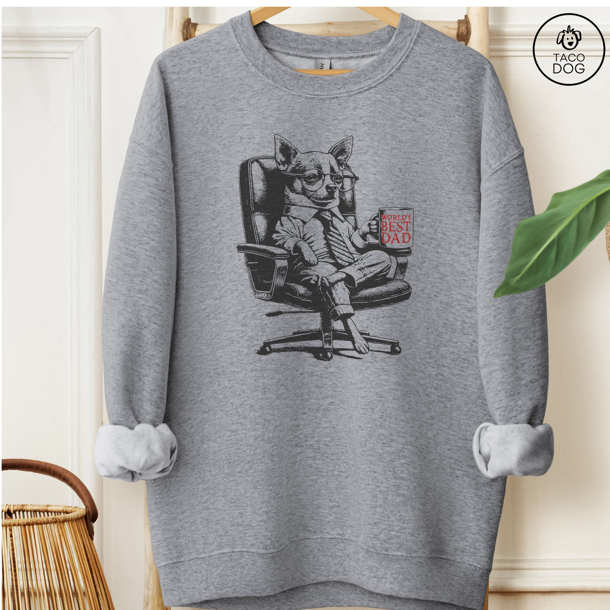 Chihuahua World's Best Dad Mug Sweatshirt