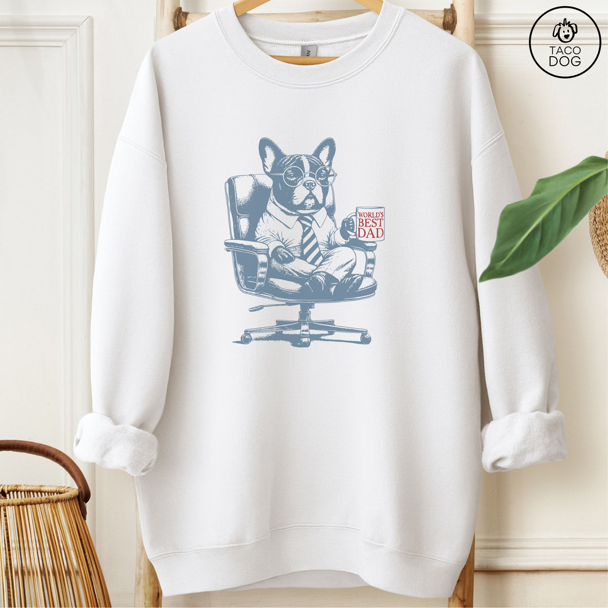 French Bulldog Frenchie World's Best Dad Mug Sweatshirt