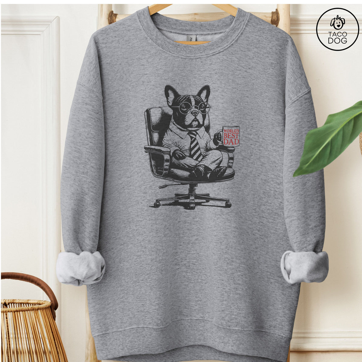 French Bulldog Frenchie World's Best Dad Mug Sweatshirt