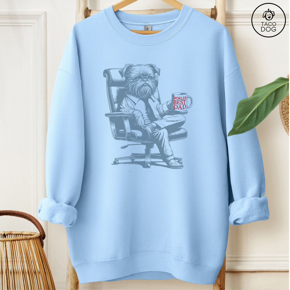 Brussels Griffon Griff World's Best Dad Mug Sweatshirt