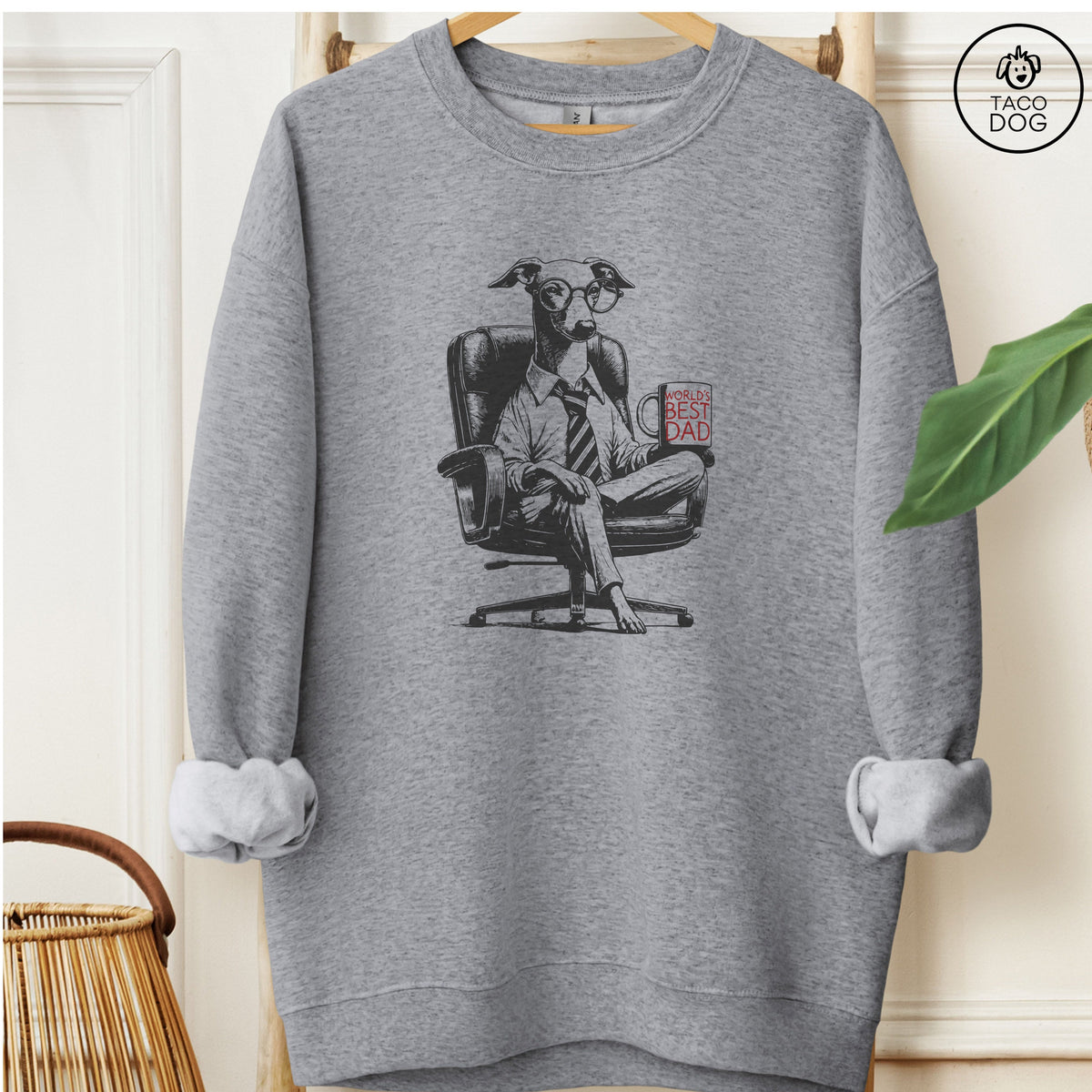 Italian Greyhound Whippet Iggy World's Best Dad Mug Sweatshirt