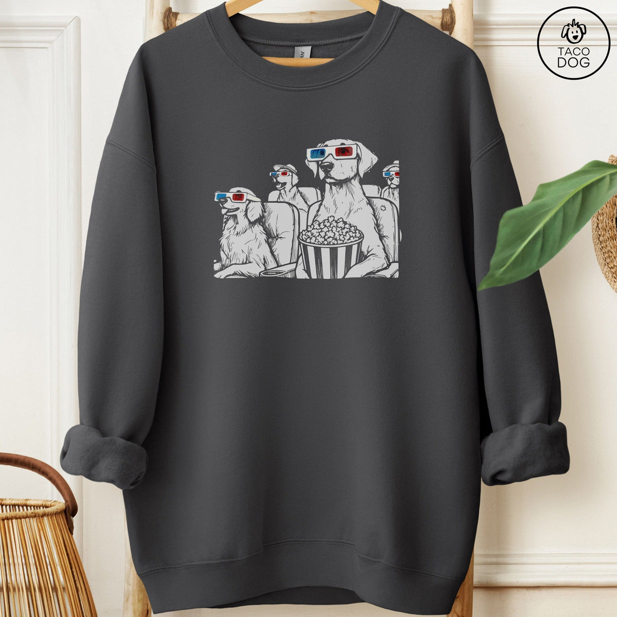 Dogs in 3-D Glasses Sweatshirt