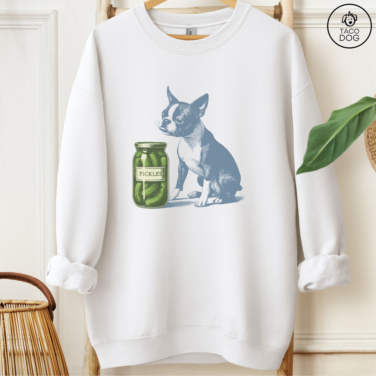 Boston Terrier Pickles Sweatshirt
