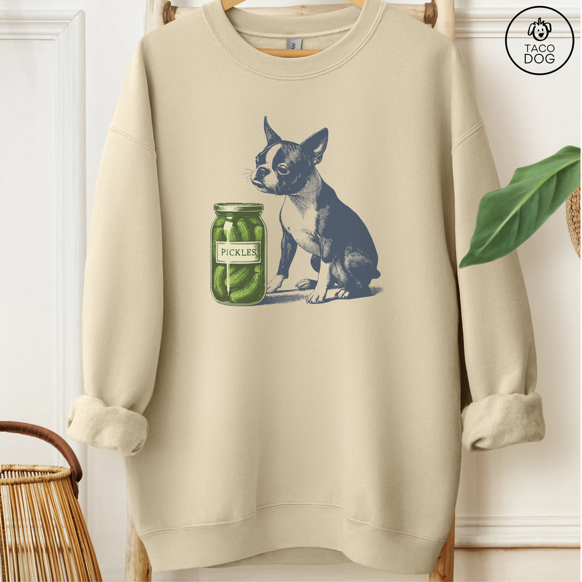 Boston Terrier Pickles Sweatshirt