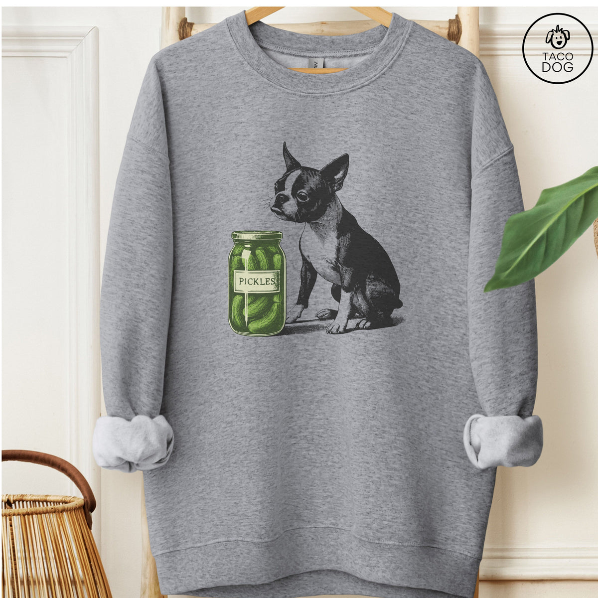 Boston Terrier Pickles Sweatshirt