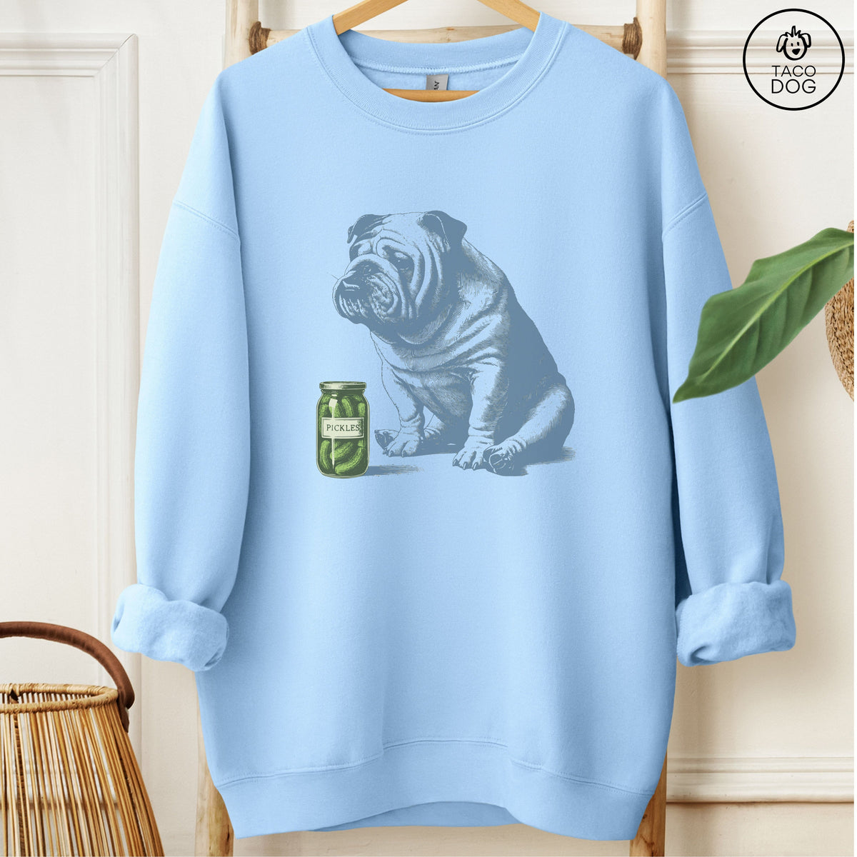 English Bulldog Pickles Sweatshirt