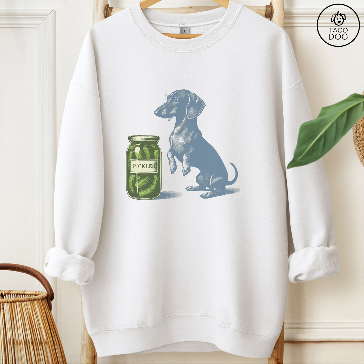 Dachshund Doxie Weenie Pickles Sweatshirt