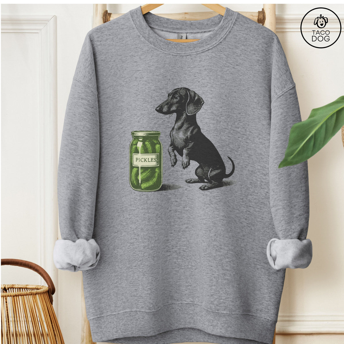 Dachshund Doxie Weenie Pickles Sweatshirt