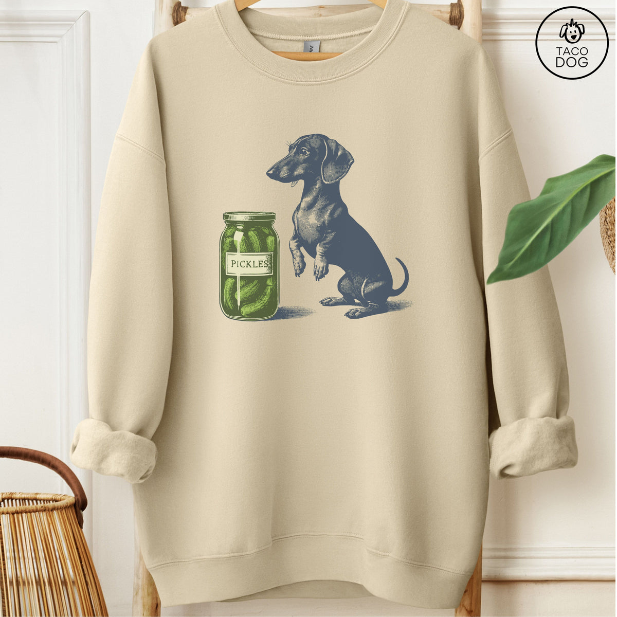 Dachshund Doxie Weenie Pickles Sweatshirt