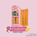 yak9 - Strawberry Cheese Chews for Dogs