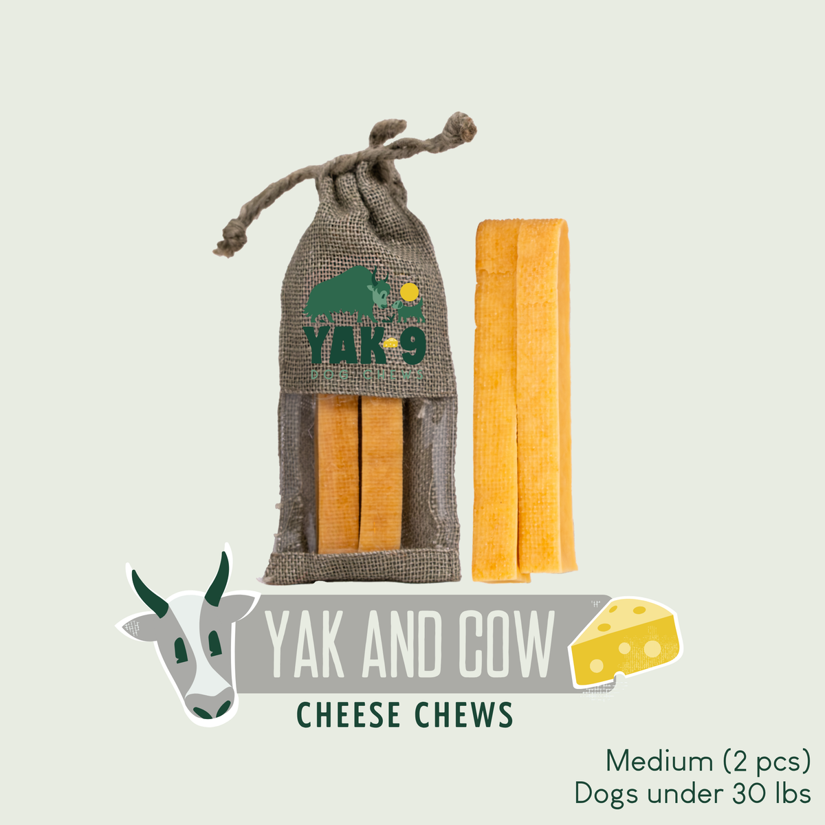 yak9 - Yak and Cow Milk Chews for Dogs