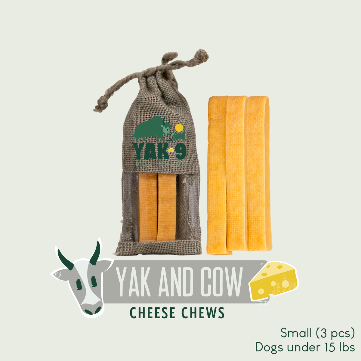 yak9 - Yak and Cow Milk Chews for Dogs
